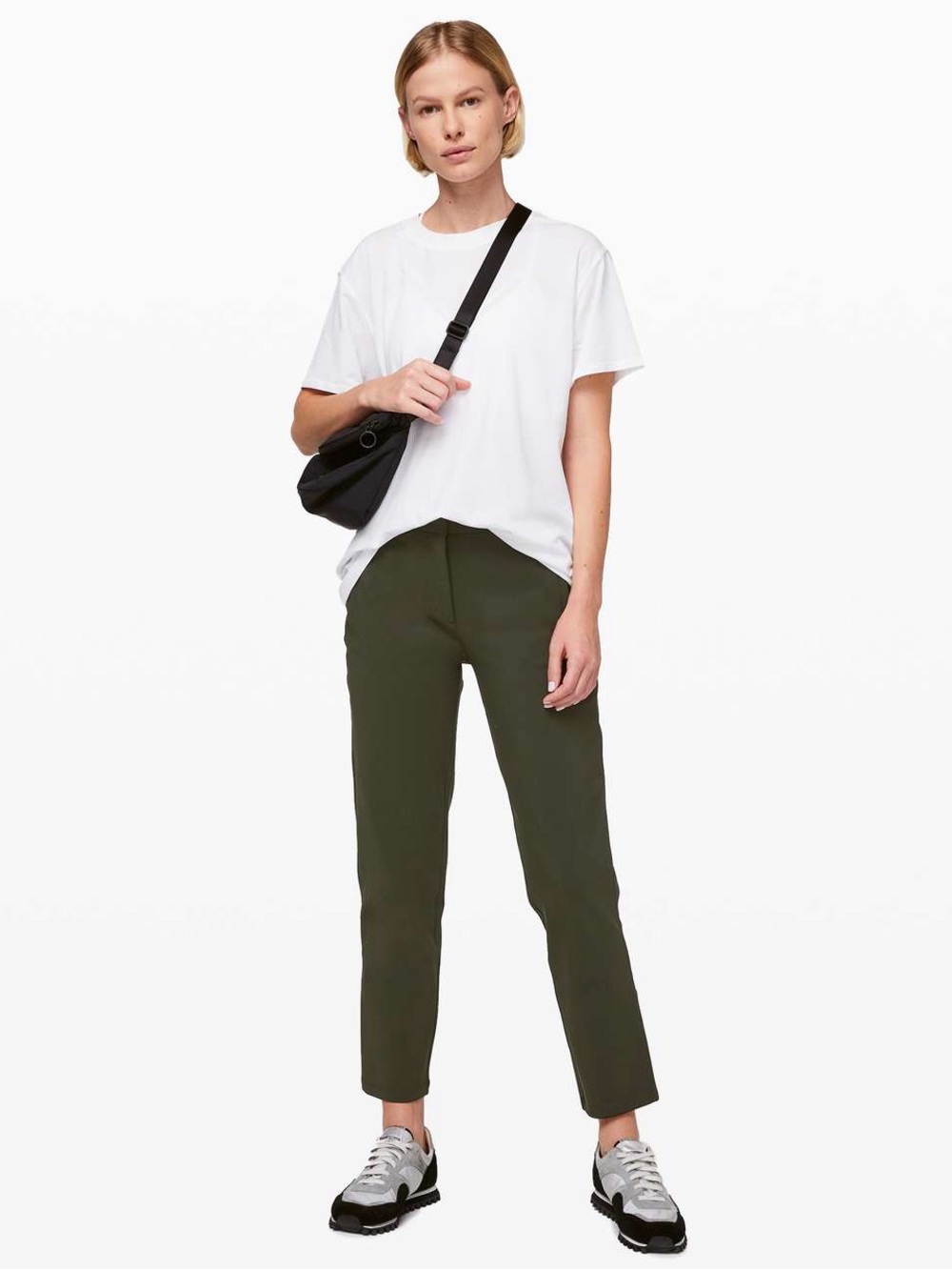 Lululemon On the Move Dark Olive Green 6 Women's Ankle Pants NWT